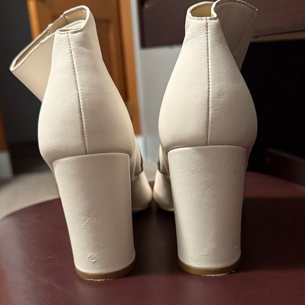 Marc Fisher Cream Ankle Booties - Picture 5 of 6